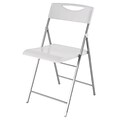 Alba CPSMILEBC Smile Folding Chair, 2/Set, White