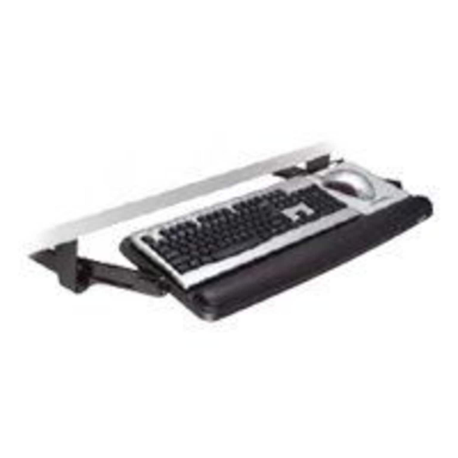 3M™ KD90 Adjustable Under-Desk Keyboard Drawer; Black