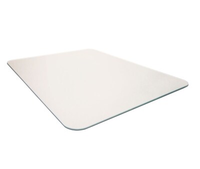 Floortex Glaciermat 48 X36 Glass Chair Mat For Carpet Hard