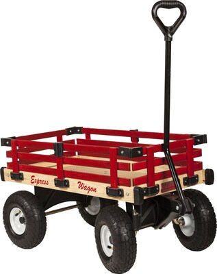 Millside Industries Hardwood Kids Wagon Hardwood Racks