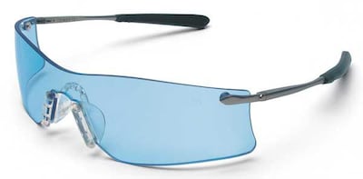 Crews Rubicon Protective Eyewear, Anti-Fog Lens, Light Blue (T4113AF)