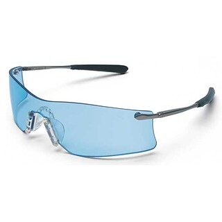 Crews Rubicon Protective Eyewear, Anti-Fog Lens, Light Blue