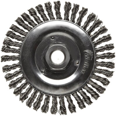 Dualife® Stringer Bead Twist Knot Wire Wheels, Wire Material Steel, 5 Diameter