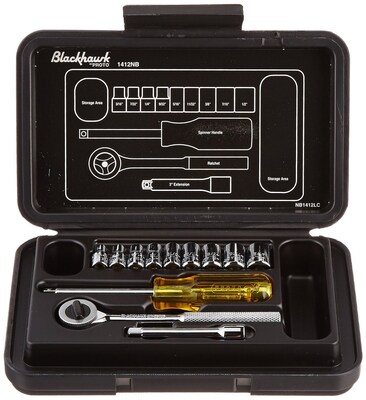 PROTO By Blackhawk™ Socket Sets, 1/4" Drive, 12 Piece