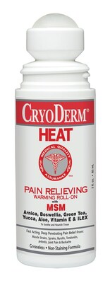 CryoDerm® Heat, 3 oz. Roll-On