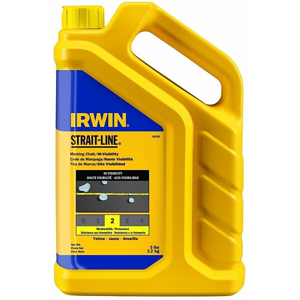 Irwin® Straight-Line® Chalk Refill, Yellow, 5 lb.