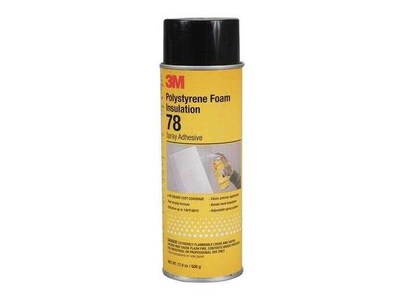 3M™ - Polystyrene Foam Insulation 78, Adhesive, 12/Case