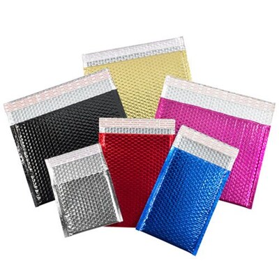 Staples 13 x 17 1/2 Blue Glamour Bubble Mailer, 100/Case