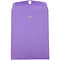 JAM Paper Open End Clasp Catalog Envelope, 9 x 12, Violet, 100/Box (900906767)