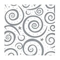 Bags & Bows® 20 x 30 Silver Swirls Tissue Paper, White, 240/Pack