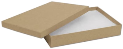 Kraft Cotton Filled Box Length 8 x Width 2 x Height 7/8 Inch 