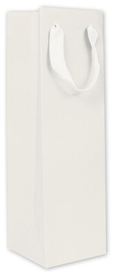 Bags & Bows® 15 x 4 1/2 x 4 1/2 Matte Manhattan Eco Euro-Shopper Wine Bottle Bags, 100/Pack