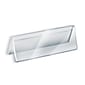Azar® 3"(H) x 11"(W) Double Sided Nameplates, 10/Pack