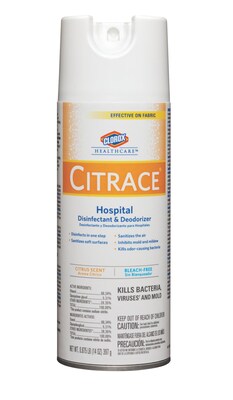 Citrace® Aerosol Germicidal Disinfectants; 14 oz, 12/Pack