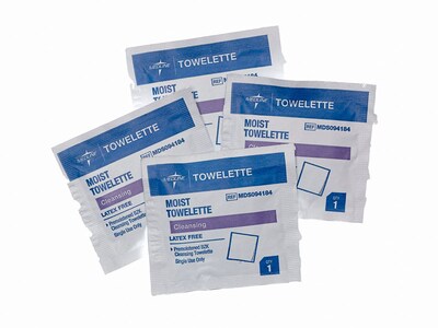Medline Antiseptic Towelettes, 5 x 7 Size, 1000/Pack