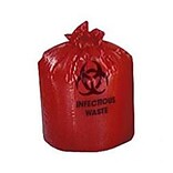 Medline Biohazard Liners; 45 gal, 40 L x 48 W, Red, 250/Pack