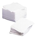 Medline Dry Disposable Washcloths, White, 13 L x 12 1/2 W, 90/Pack