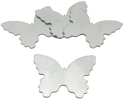 RoomMates® Butterfly Shape Peel and Stick Wall Mirror, Small, 4 3/4 H x 5 1/2 W