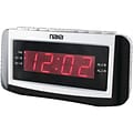 Naxa® NRC-171 PLL Digital Alarm Clock With AM/FM Radio, Snooze and Large LED Display