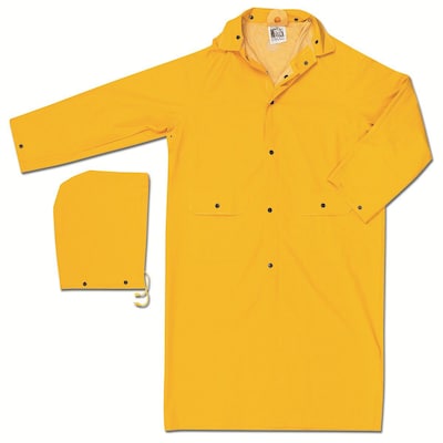 River City® 200C Yellow Classic Rain Coats, XL