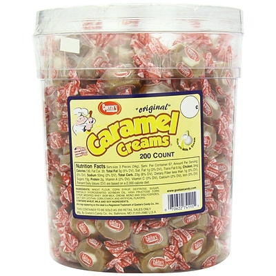 Goetze's Caramel Creams®, 200 Pieces/Tub