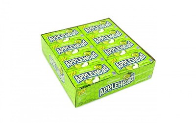 Applehead Candy, 0.9 oz. Mini Boxes, 24 Boxes