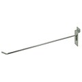 Econoco 12 Thin Line Slatwall Hook, Metal, Chrome (XTW/H12)