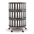 Moll® Rotary Three Tier Spin & File Binder Storage Carousel, White