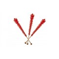 Red Strawberry Rock Candy Sticks, 12 Count