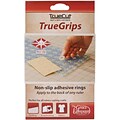 TrueCut Non Slip Ruler Grips, Transparent, 15/Pkg