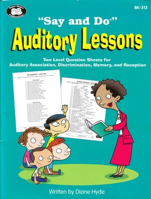 Super Duper® Say and Do® Auditory Lessons Book, Grades PreK-5
