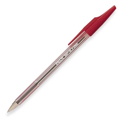 Pilot Better Ballpoint Pen, Fine Point, Red Ink, Dozen (37011)