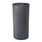 Safco® Fire-Resistant Steel Wastebasket, Round, 80 Quarts, Charcoal