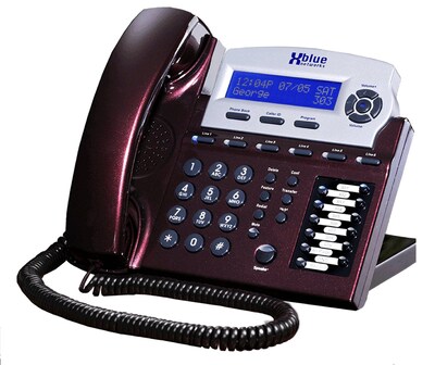 Xblue® X16 6-Line Backlit Digital Telephone, Red