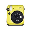 Fujifilm Instax Mini 70 Instant Film Camera; 60 mm, Canary Yellow