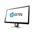 HP® EliteDisplay E272q 27 LED LCD Monitor; Black/Silver