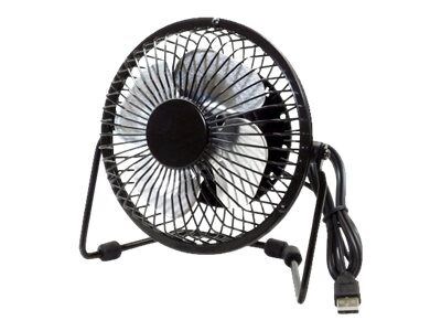 Premiertek USB Powered Desk Fan With Switch; Black