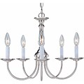 Aurora Lighting Incandescent Chandelier, Brushed Nickel (STL-VME345153)