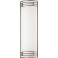 Aurora Lighting T8 Wall Sconce Lamp; Brushed Nickel(STL-VME363645)