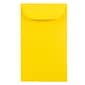 JAM Paper #5.5 Coin Business Colored Envelopes, 3.125 x 5.5, Yellow Recycled, 25/Pack (356730547)