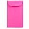JAM Paper #3 Coin Business Colored Envelopes, 2.5 x 4.25, Ultra Fuchsia Pink, 25/Pack (356730535)