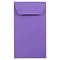 JAM Paper #5.5 Coin Business Colored Envelopes, 3.125 x 5.5, Violet Purple Recycled, 25/Pack (356730