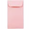 JAM Paper #6 Coin Business Envelopes, 3.375 x 6, Baby Pink, 25/Pack (356730562)