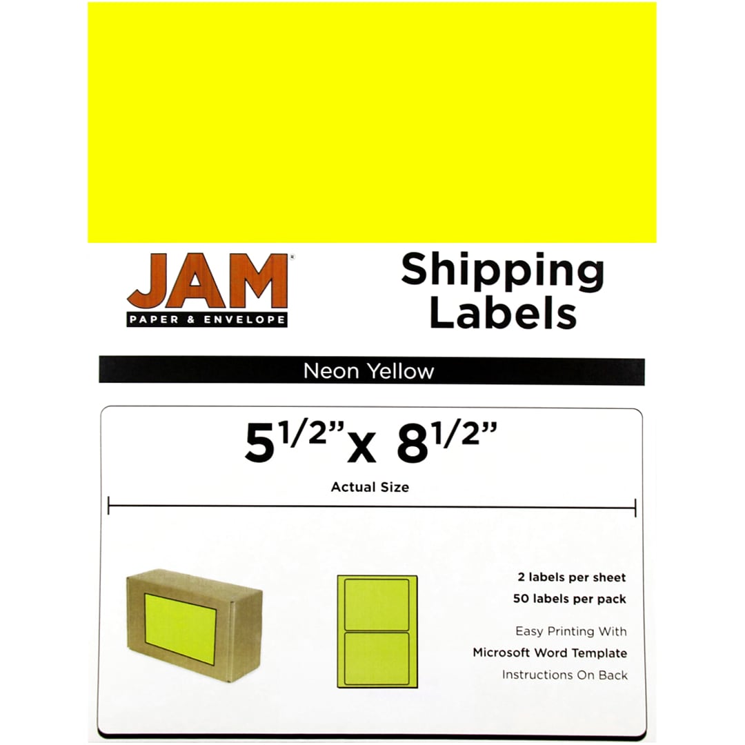 half-page-label-template