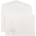 JAM Paper® Quinceanera Invitation Set, Small, 4 7/8 x 3 3/8, White, Pink Butterfly Princess, White Env, 100/pack (52686150)