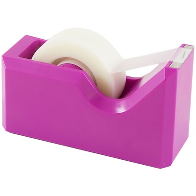 JAM Paper® Modern Tape Dispenser, Pink, Sold Individually (338PI)