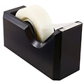 JAM Paper® Modern Tape Dispenser, Black, Sold Individually (338BL)