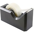 JAM Paper® Modern Tape Dispenser, Grey, Sold Individually (338GY)