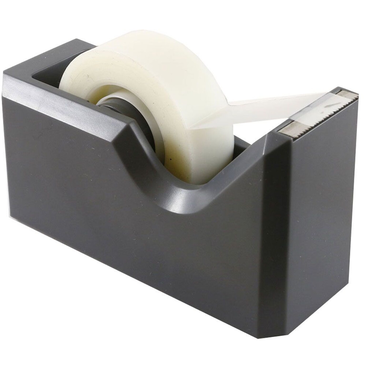 JAM Paper Colorful Desktop Tape Dispenser, Grey (338GY)