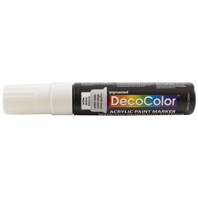 JAM Paper® Jumbo Point Acrylic Paint Marker, White, Sold Individually (526415WH)